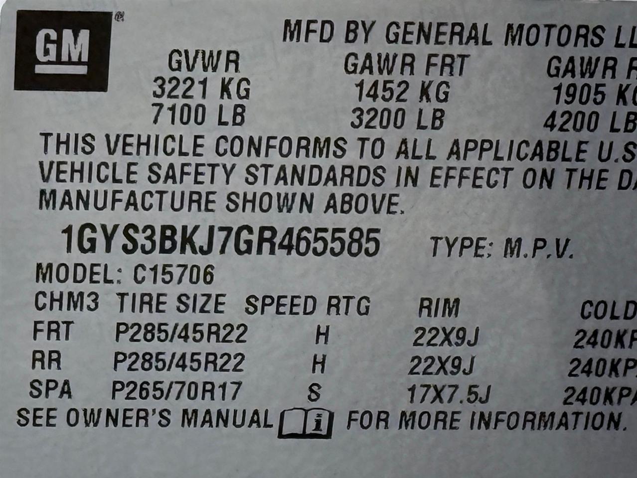 Cadillac Escalade  2016