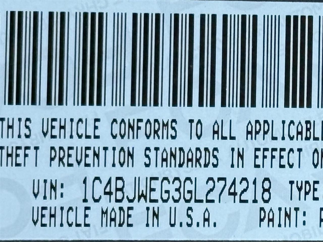 Jeep Wrangler Unlimited  2016