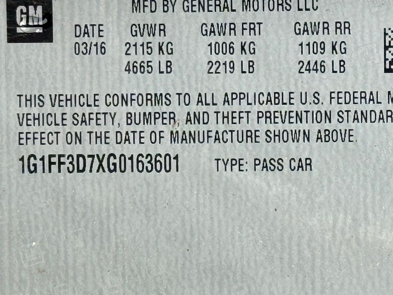 Chevrolet Camaro  2016