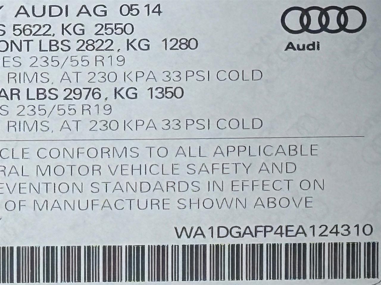 Audi Q5  2014