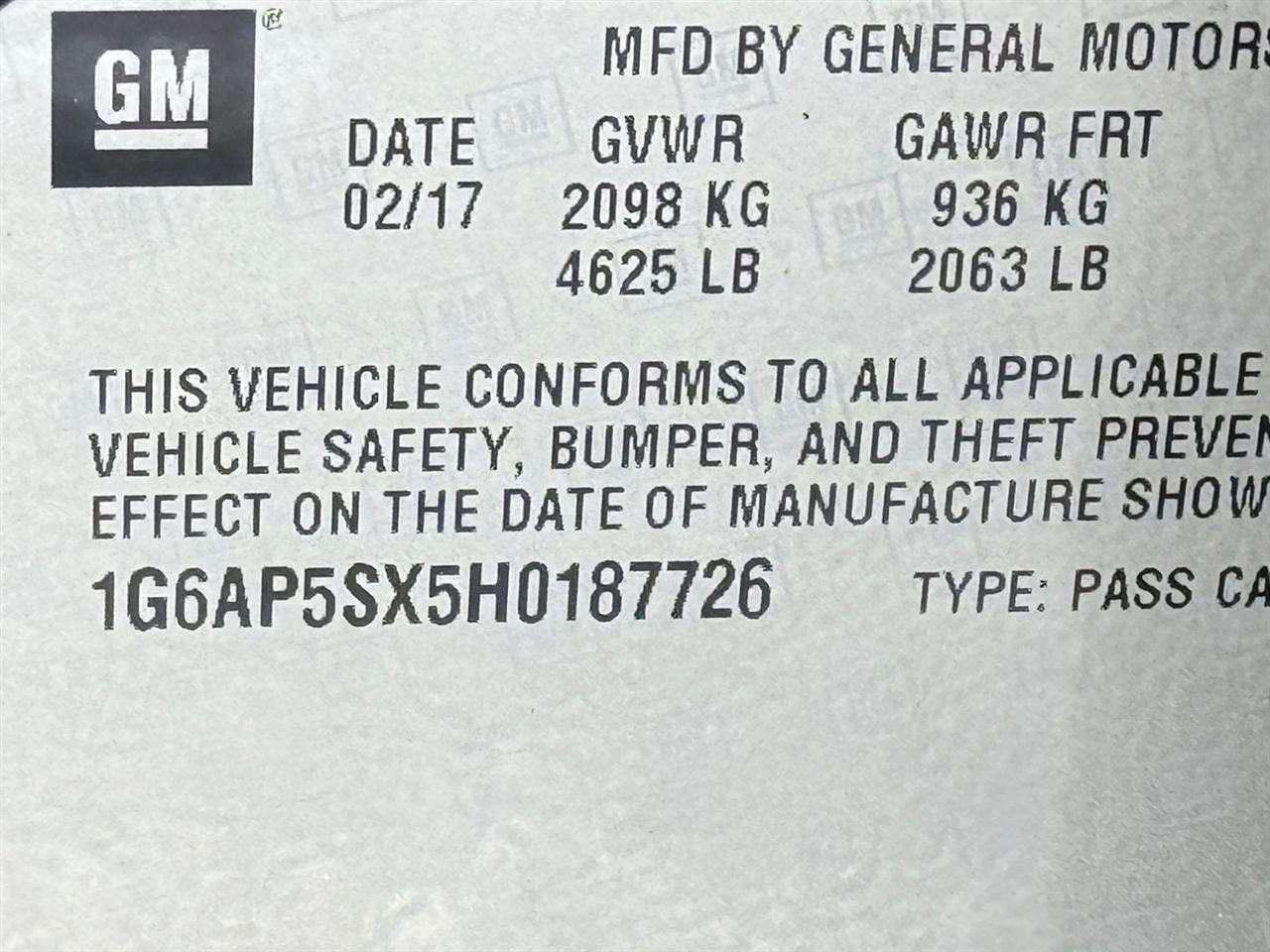 Cadillac CTS Sedan  2017