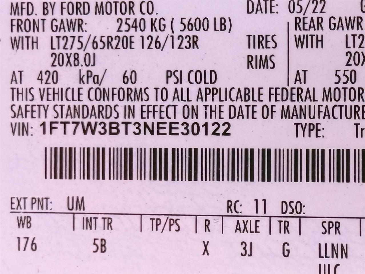 Ford Super Duty F-350 SRW  2022