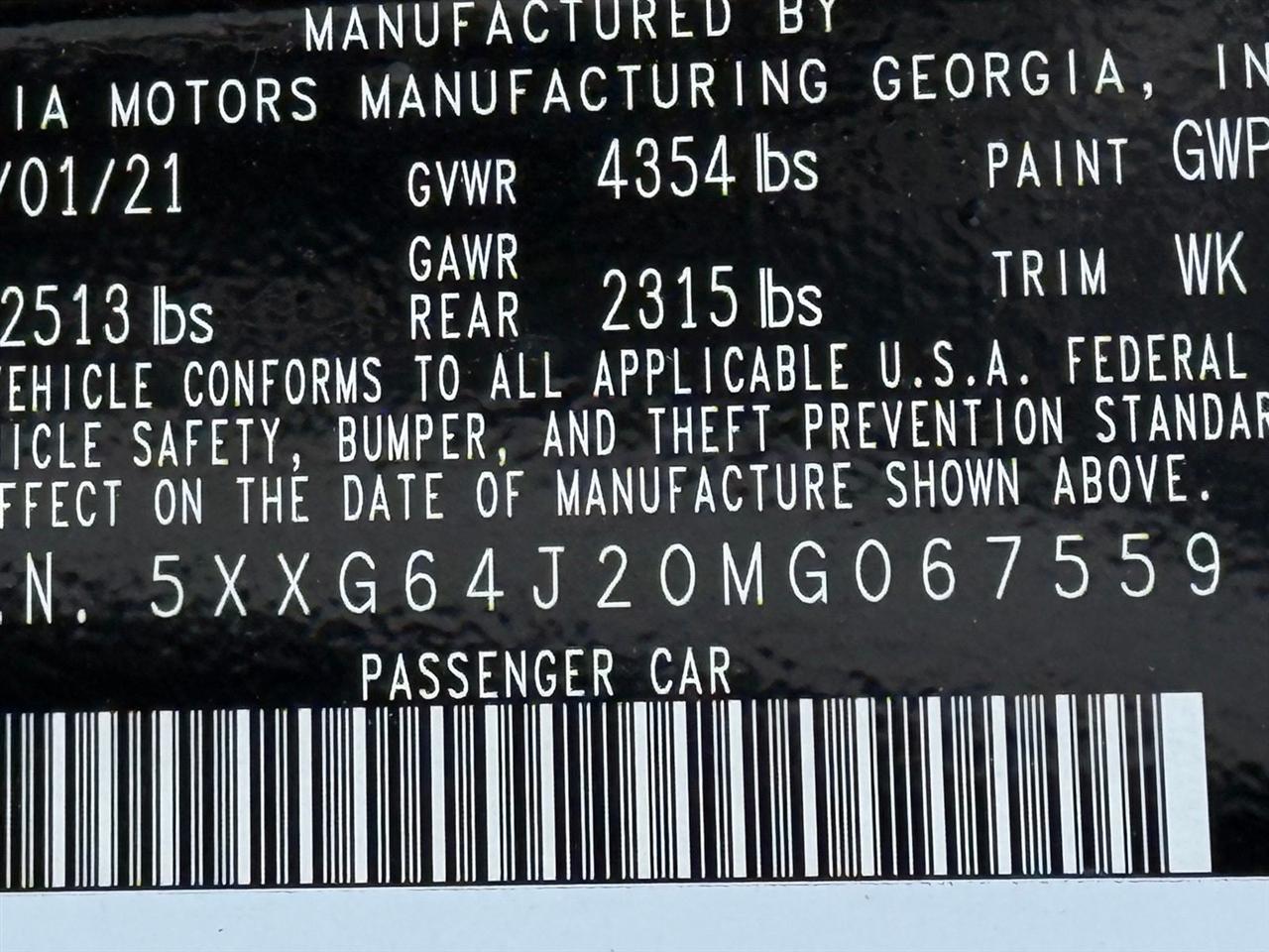 Kia K5  2021
