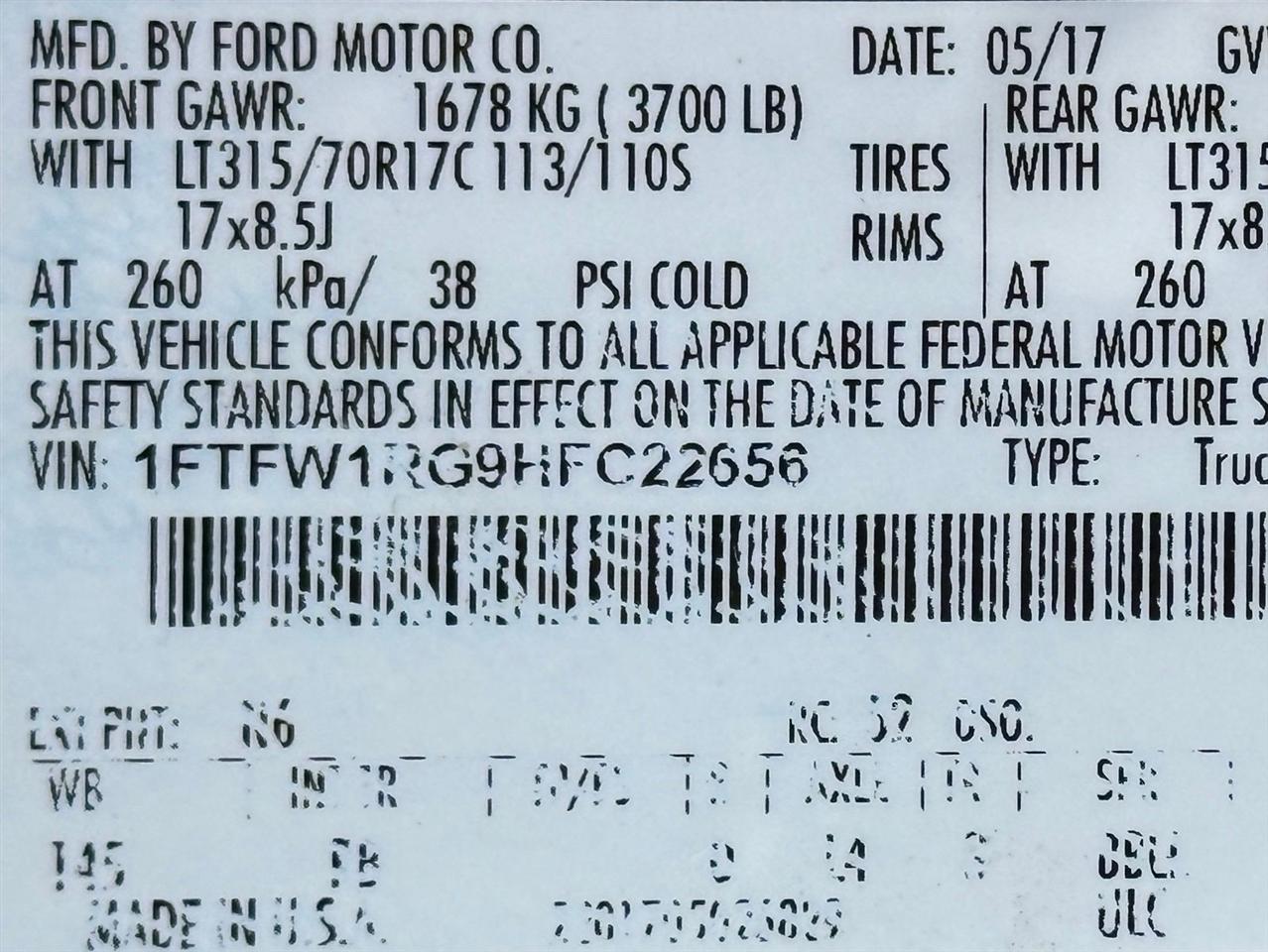 Ford F-150  2017