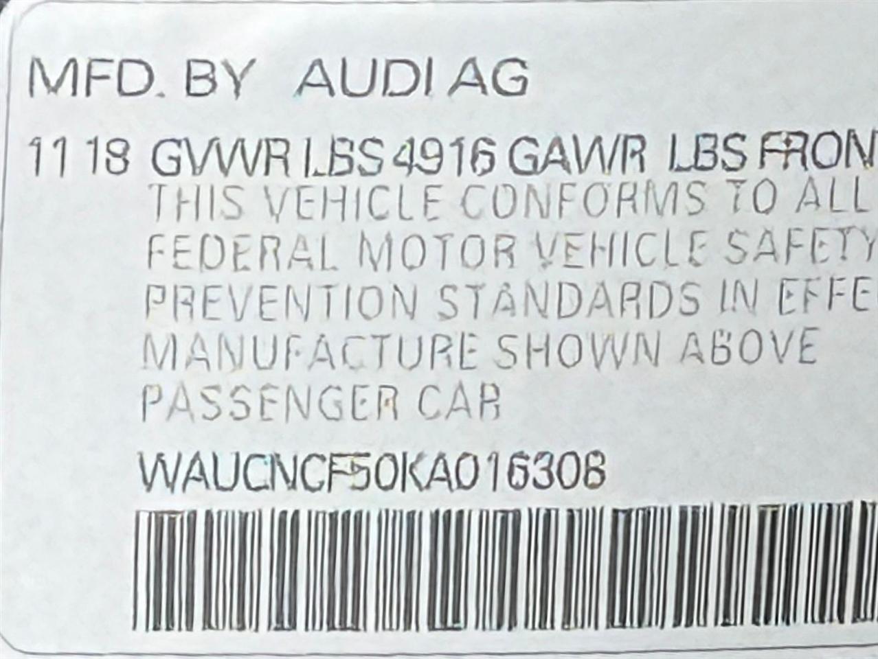 Audi A5 Sportback  2019