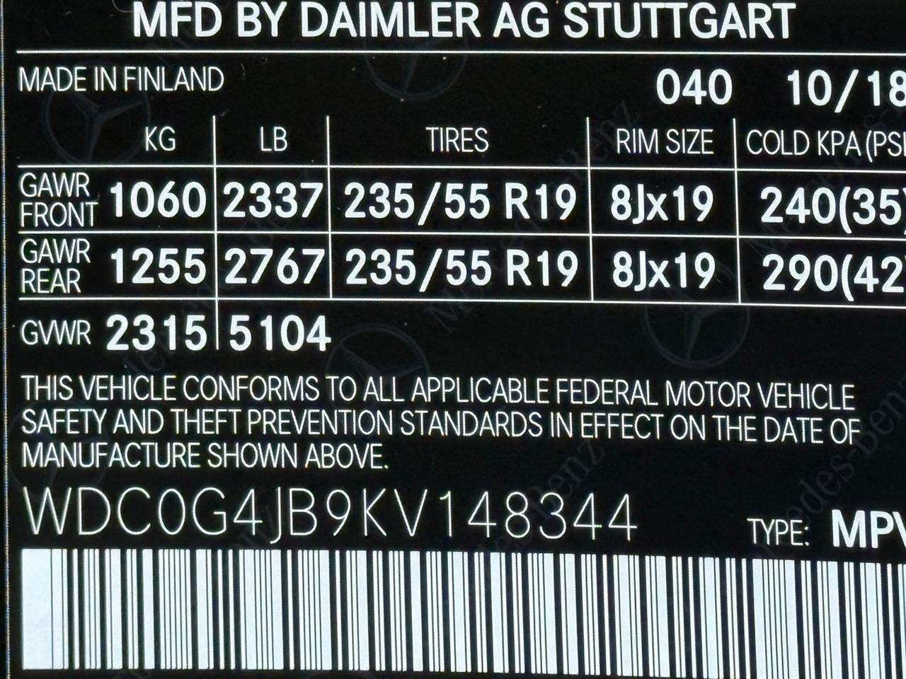 Mercedes-Benz GLC  2019