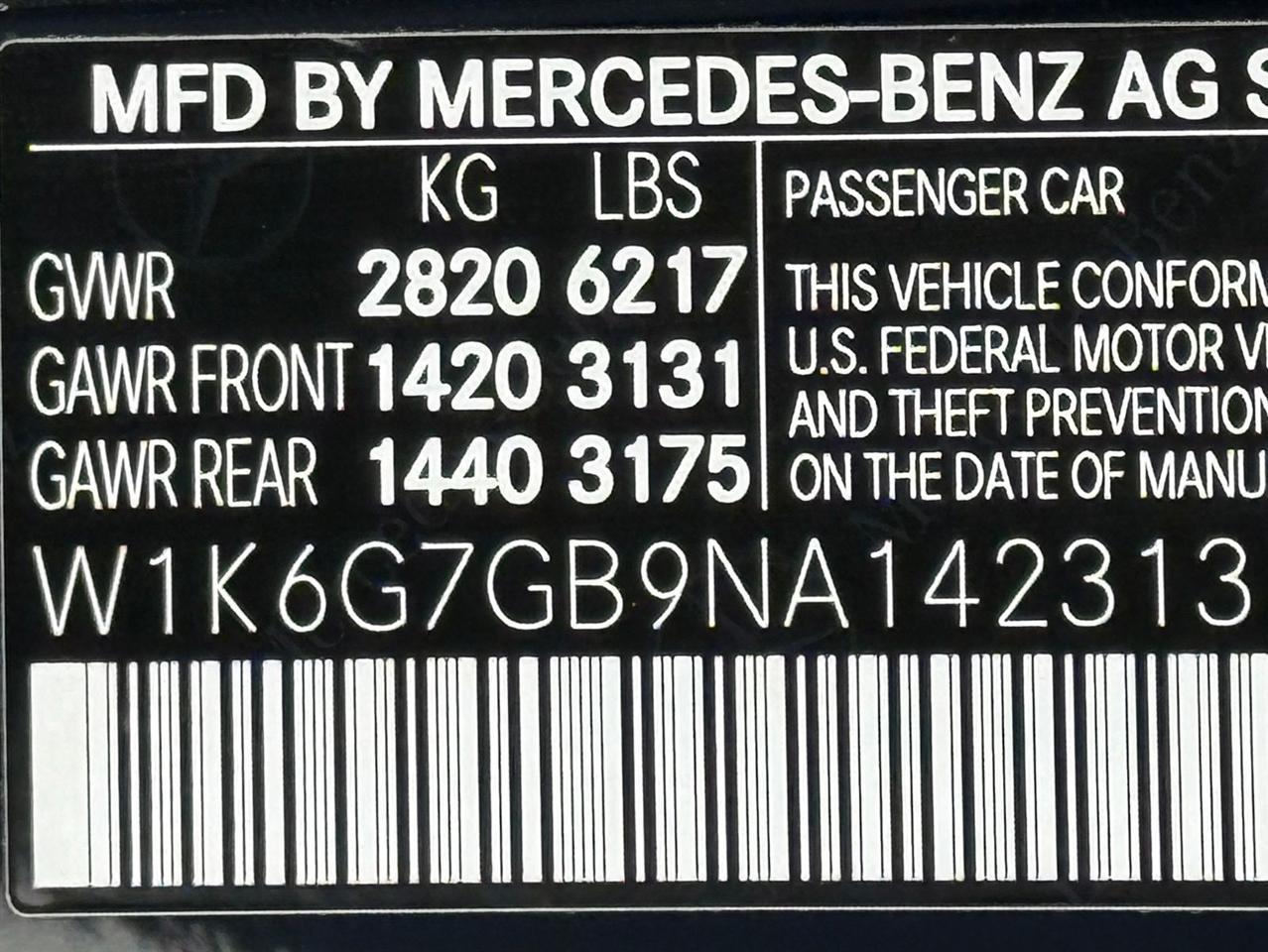 Mercedes-Benz S-Class  2022