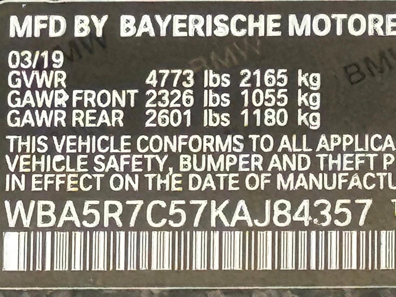 BMW 3 Series  2019