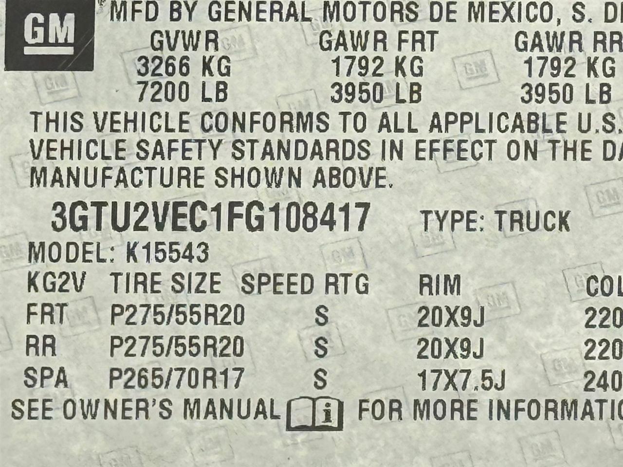 GMC Sierra 1500  2015
