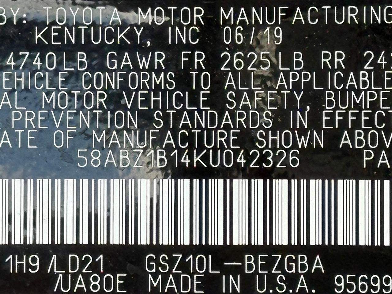 Lexus ES  2019