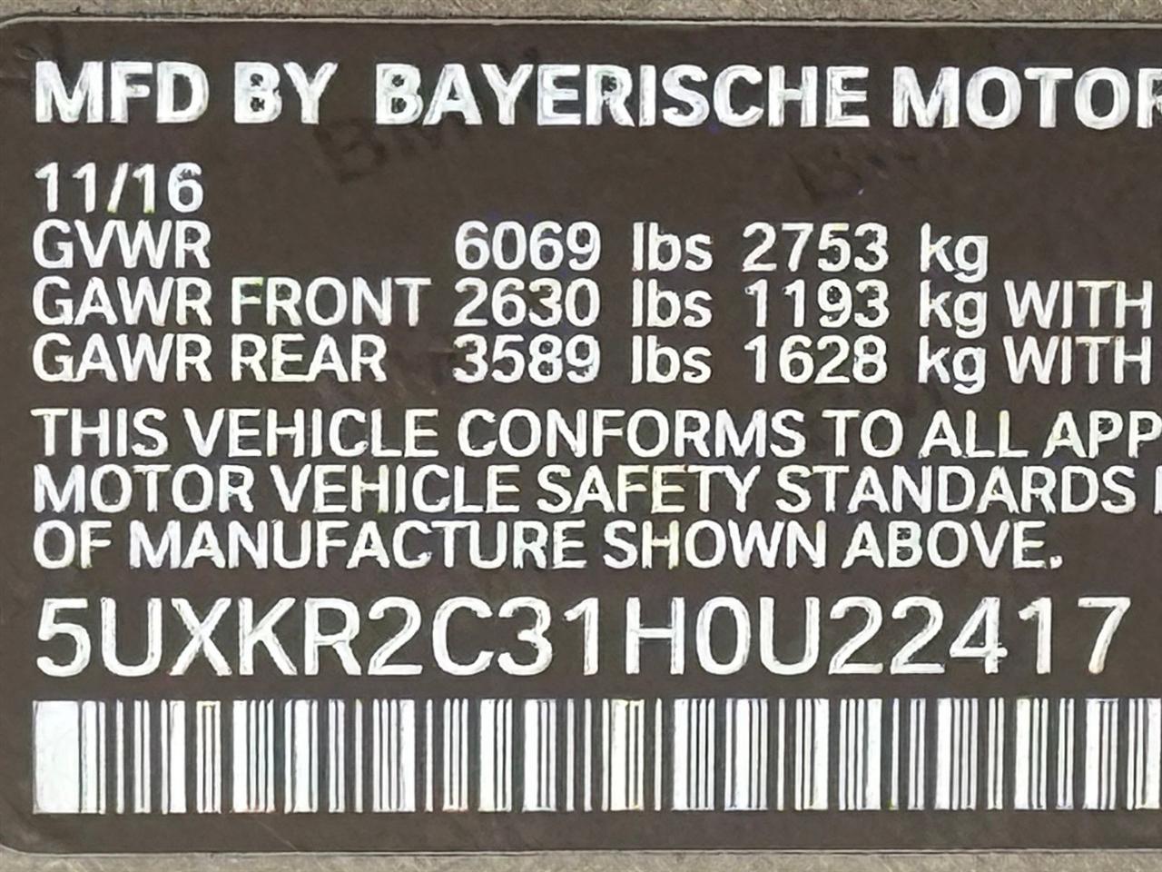 BMW X5  2017