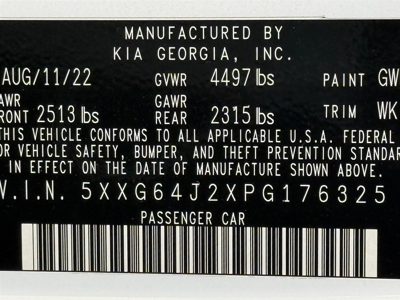 Kia K5  2023