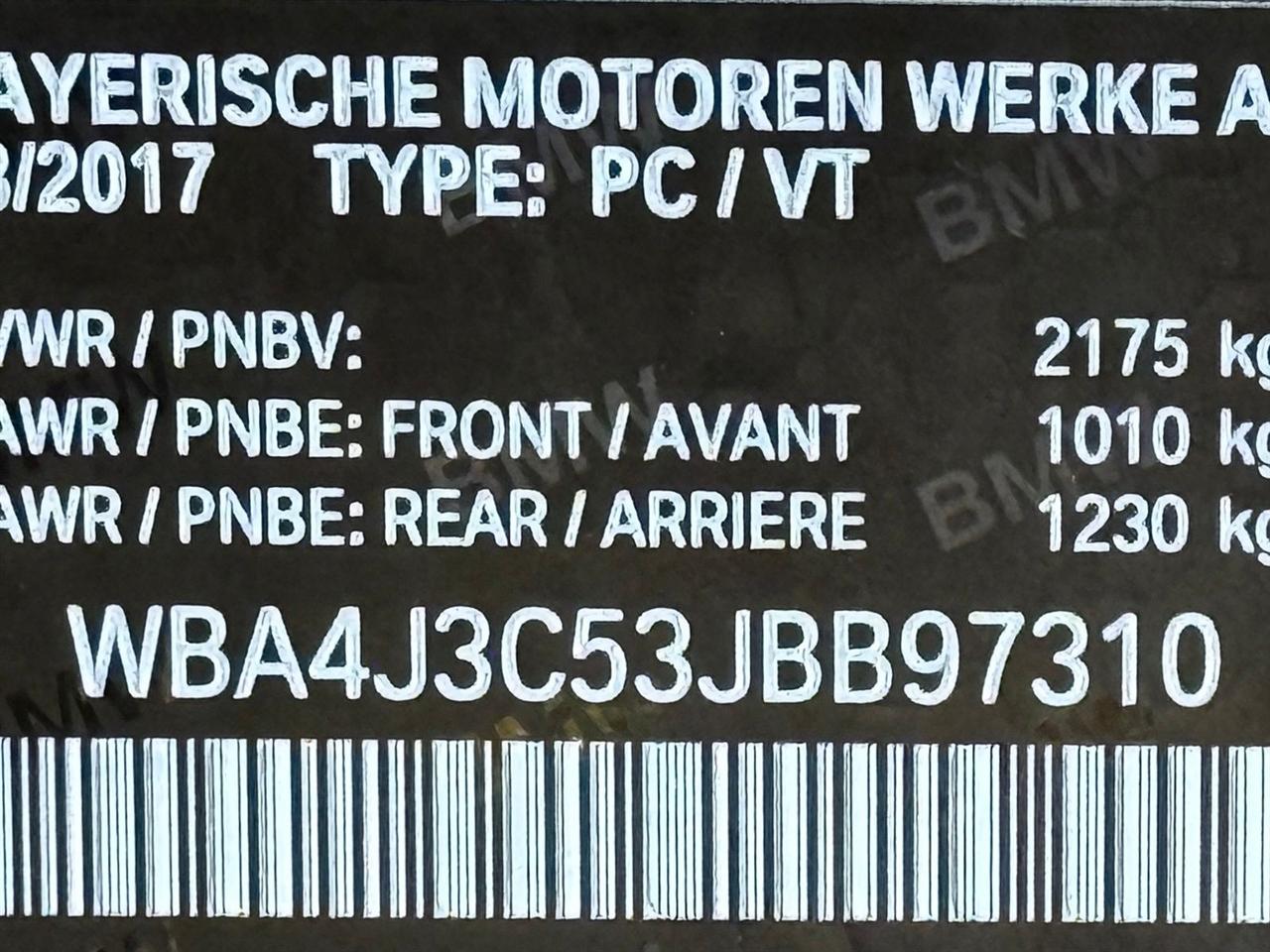 BMW 4 Series  2018