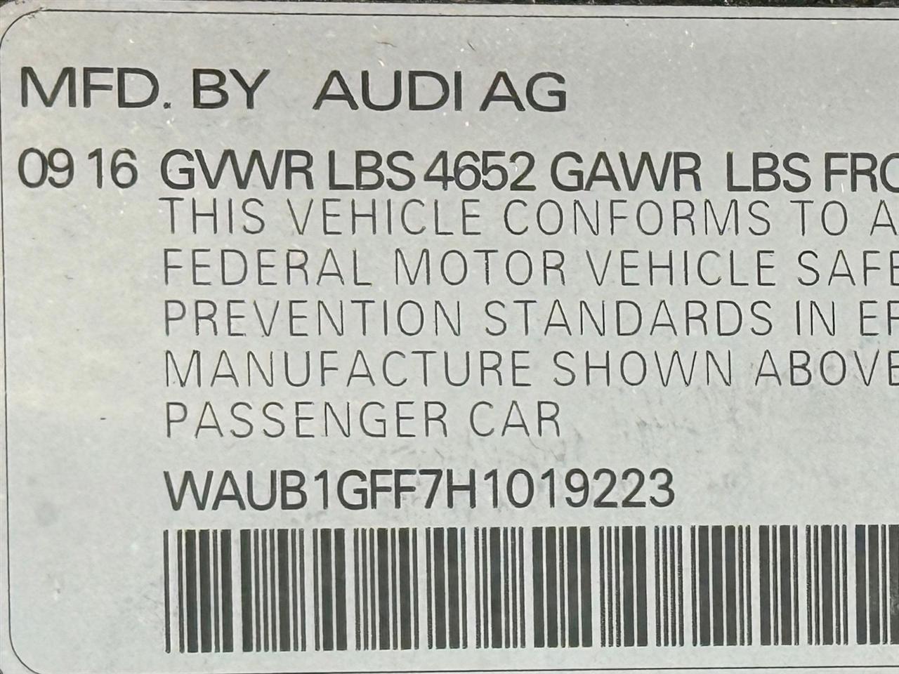 Audi S3  2017