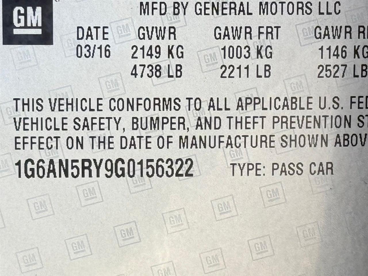 Cadillac ATS-V Sedan  2016