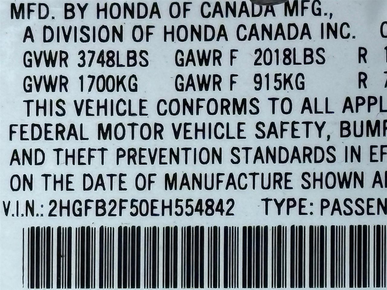 Honda Civic Sedan  2014