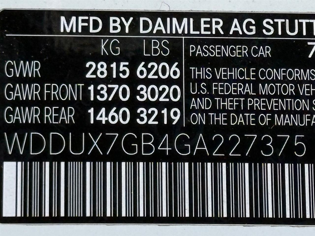 Mercedes-Benz S-Class  2016