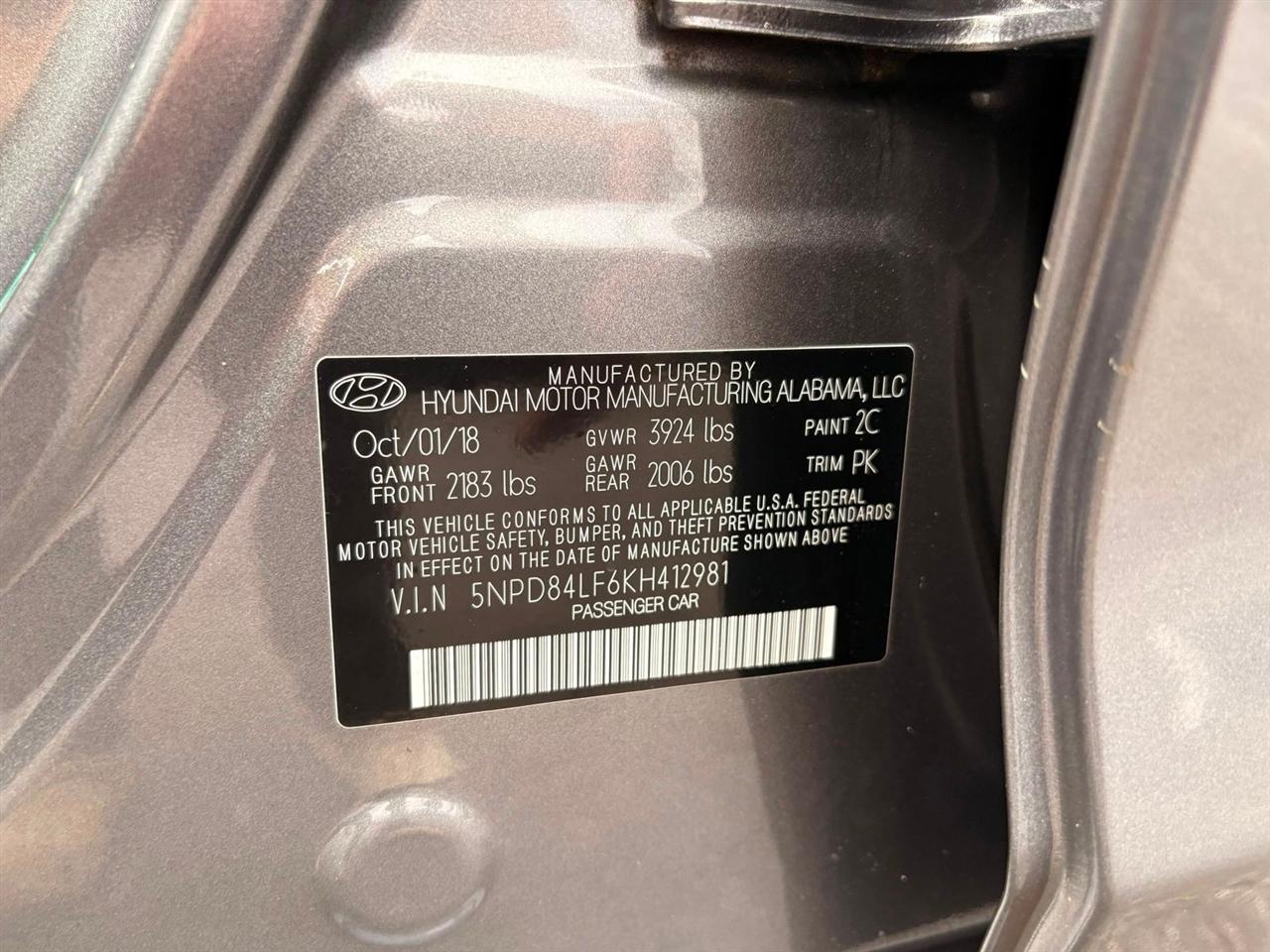 Hyundai Elantra  2019