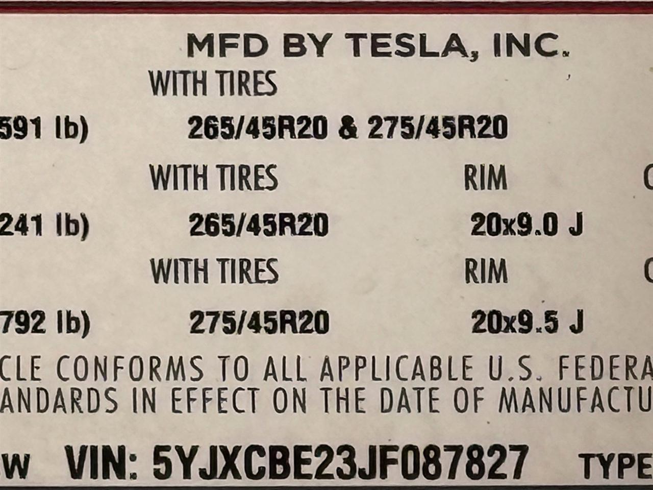 Tesla Model X  2018