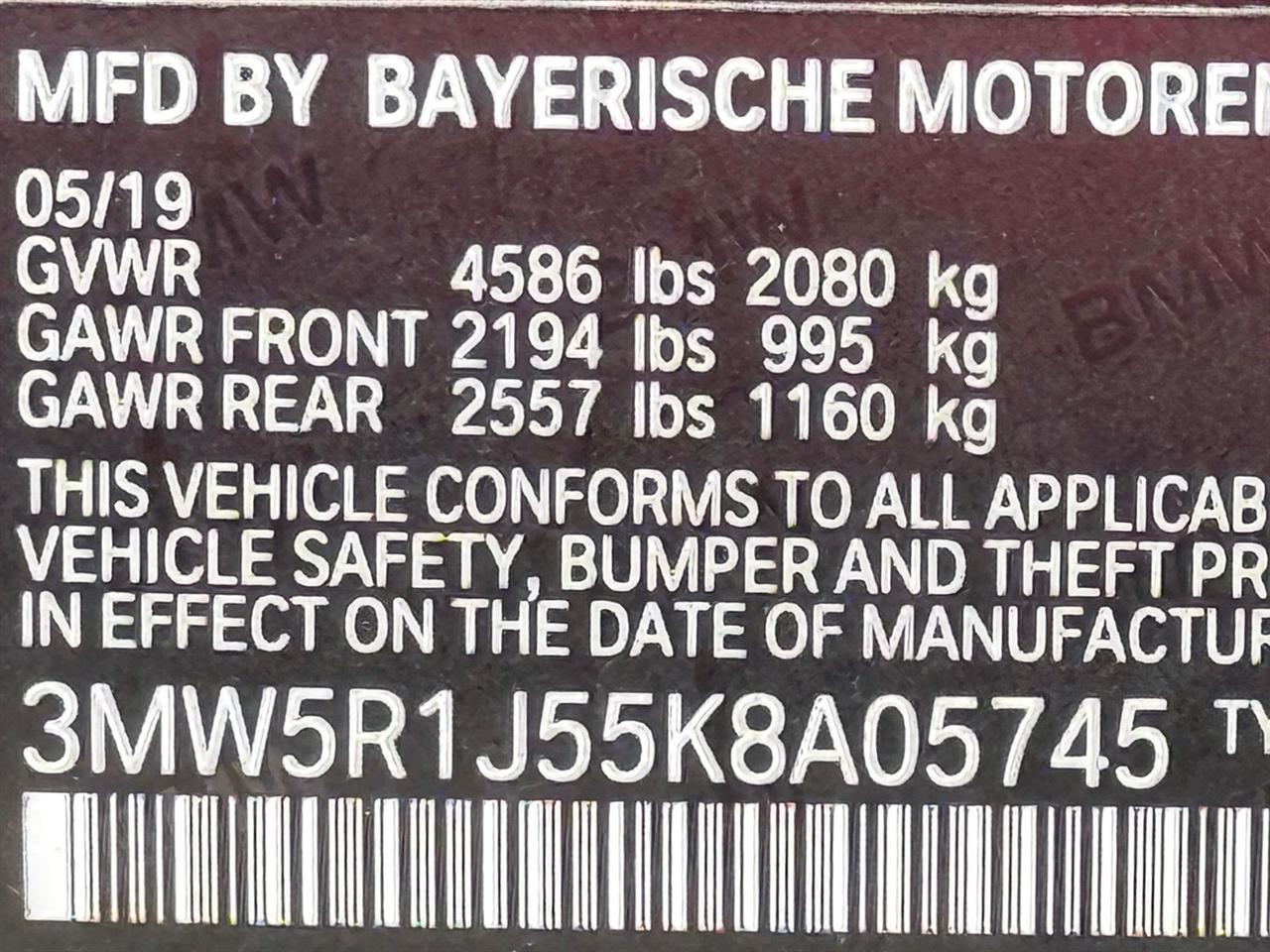 BMW 3 Series  2019