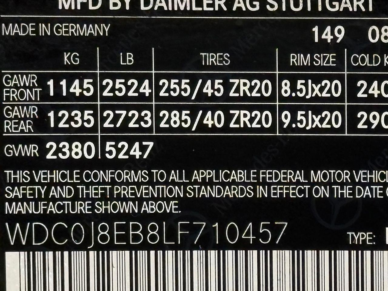 Mercedes-Benz GLC  2020