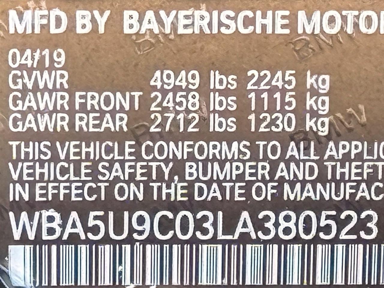 BMW 3 Series  2020