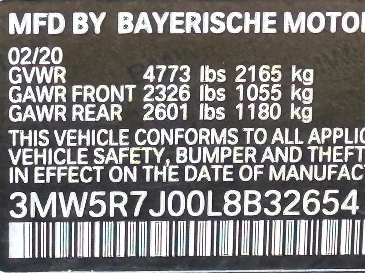 BMW 3 Series  2020