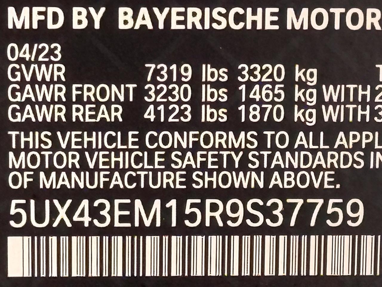 BMW X7  2024