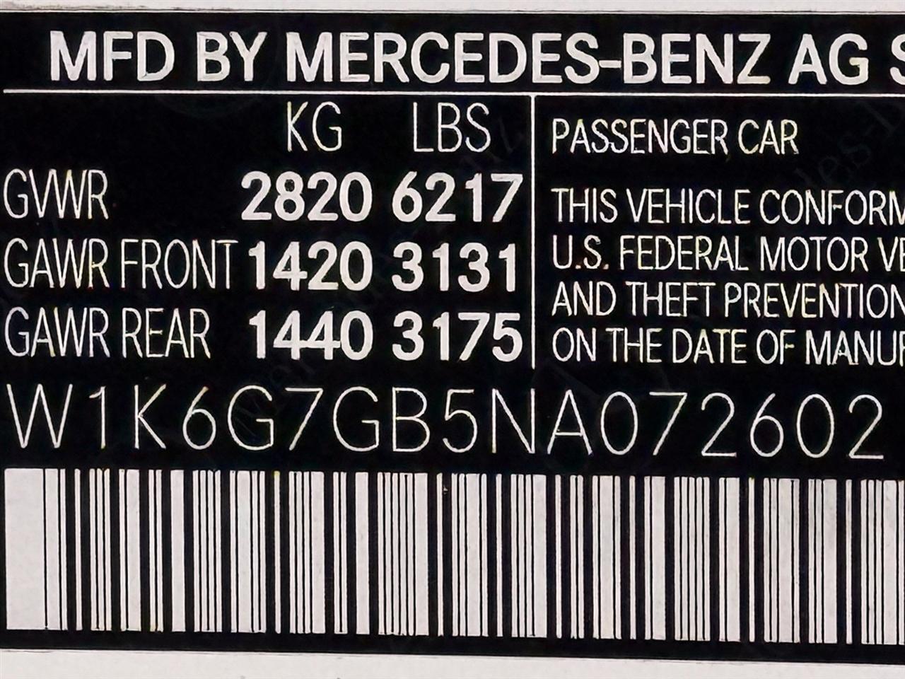 Mercedes-Benz S-Class  2022