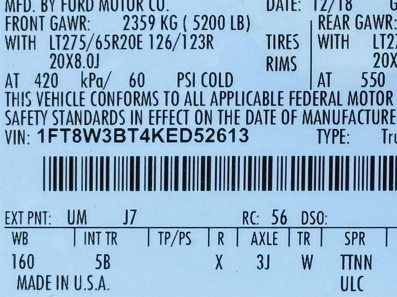 Ford Super Duty F-350 SRW  2019