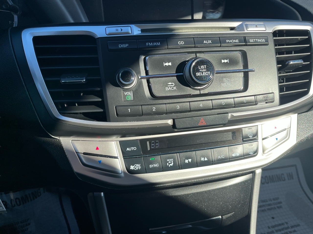 Honda Accord Sdn  2013