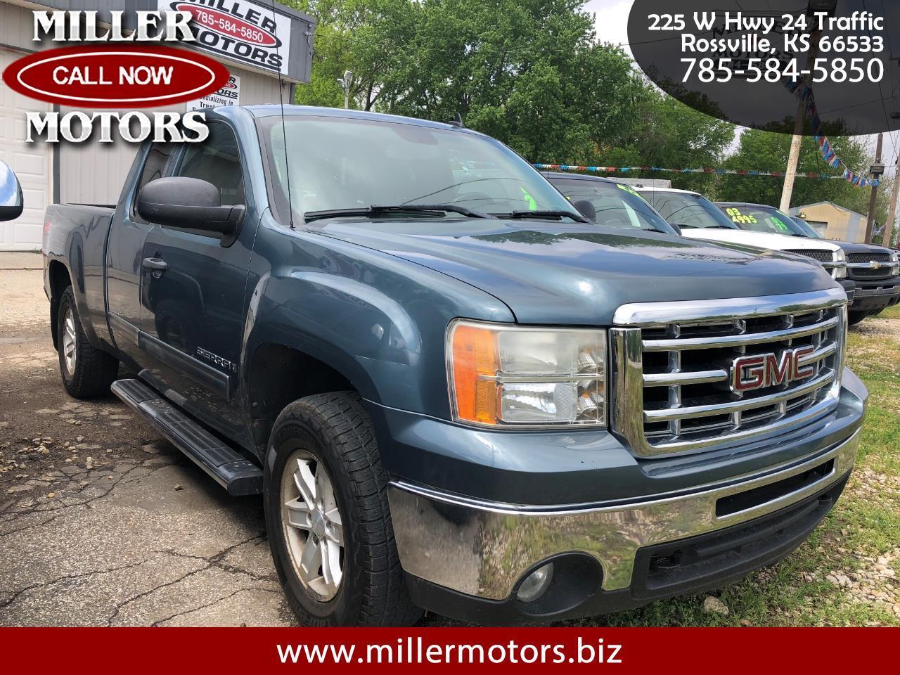 Used 2009 GMC Sierra 1500 SLE Ext. Cab 4WD for Sale in Rossville KS