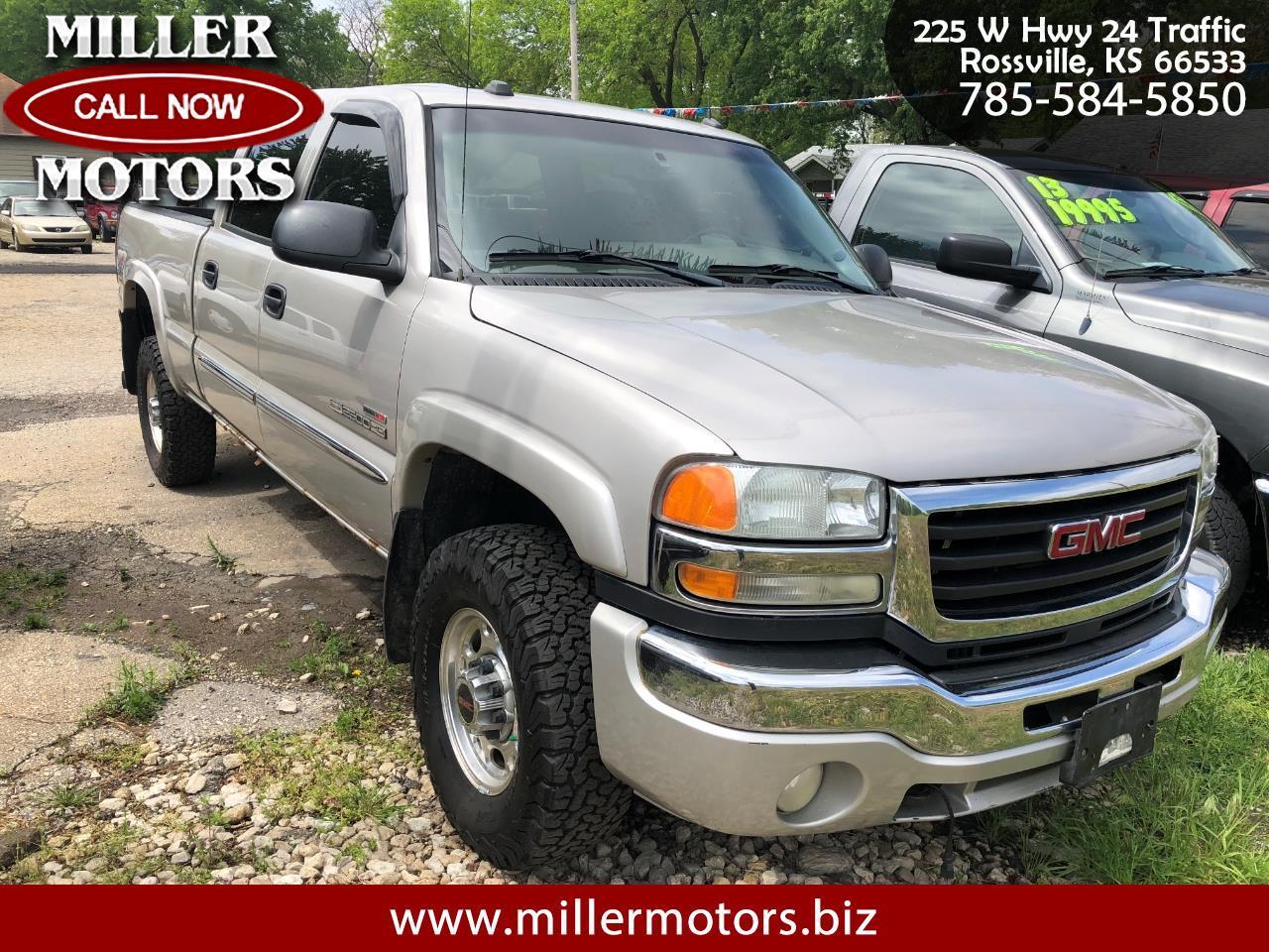 Used 2005 GMC Sierra 2500HD SLT Crew Cab 4WD for Sale in Rossville KS