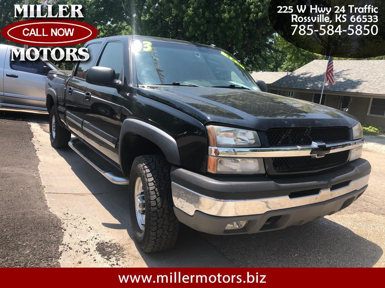 Used 2003 Chevrolet Silverado 1500HD HD LT Crew Cab 4WD for Sale in