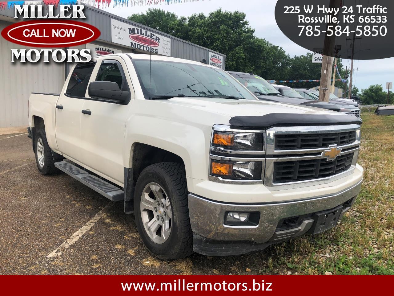 Used 2014 Chevrolet Silverado 1500 LT Crew Cab 4WD for Sale in