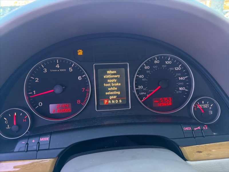 Audi A4 2.0 T with Multitronic 2007