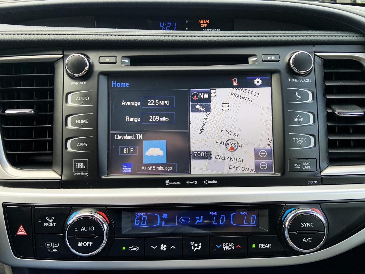Toyota Highlander Limited V6 AWD (Natl) 2019