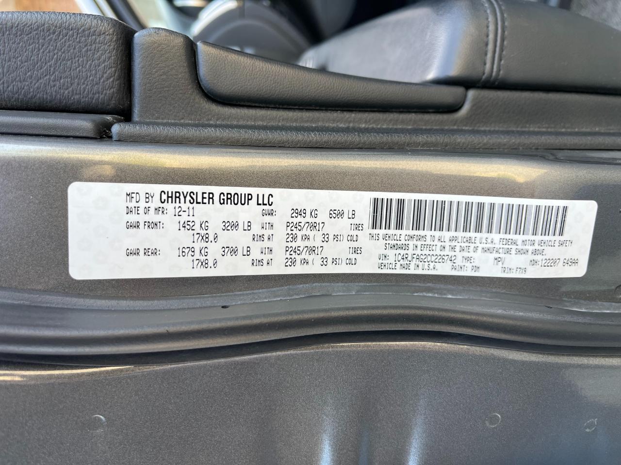 Jeep Grand Cherokee Laredo 4x4 2012