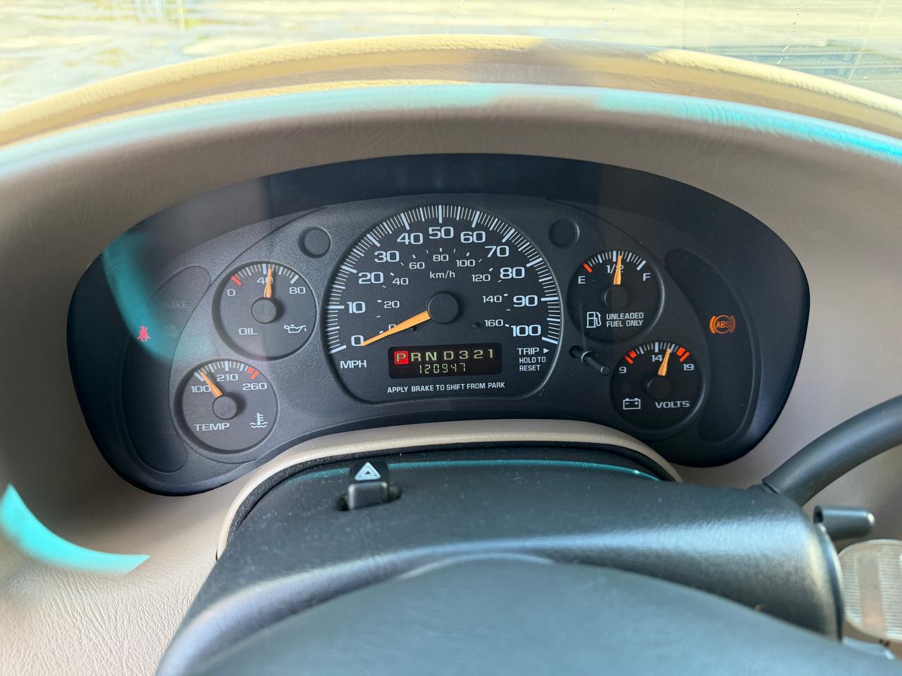 Chevrolet Astro Passenger 111" WB RWD 2001