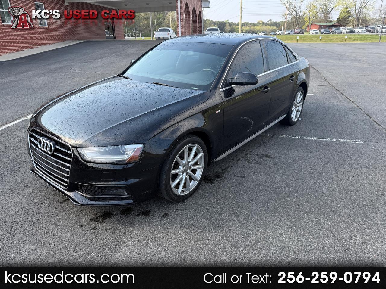 2015 Audi A4 4dr Sdn CVT FrontTrak 2.0T Premium