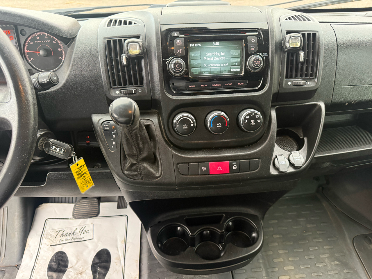 RAM ProMaster Cargo Van 2500 High Roof 159" WB 2017