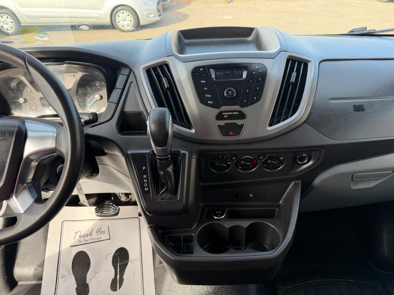 Ford Transit Cargo Van T-250 130" Low Rf 9000 GVWR Swing-Out RH Dr 2016