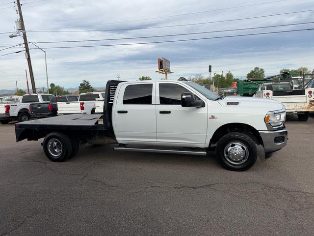 White 2024 RAM 3500 Chassis Tradesman Crew Cab LB DRW 4WD Pickup Truck Four-Wheel Drive Automatic