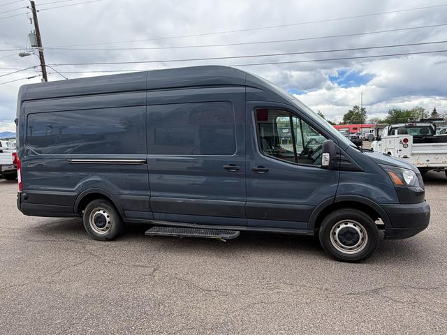 Blue 2019 Ford Transit Cargo 250 Extended High Roof LWB RWD with Sliding Passenger-Side Door Van Rear-Wheel Drive Automatic