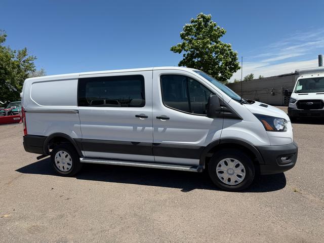 White 2025 Ford Transit Cargo 250 Low Roof RWD Van Rear-Wheel Drive Automatic