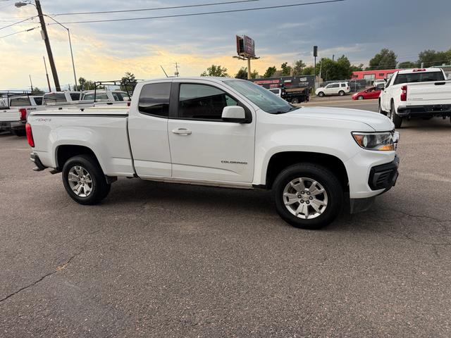 White 2021 Chevrolet Colorado Pickup Truck Four-Wheel Drive Automatic