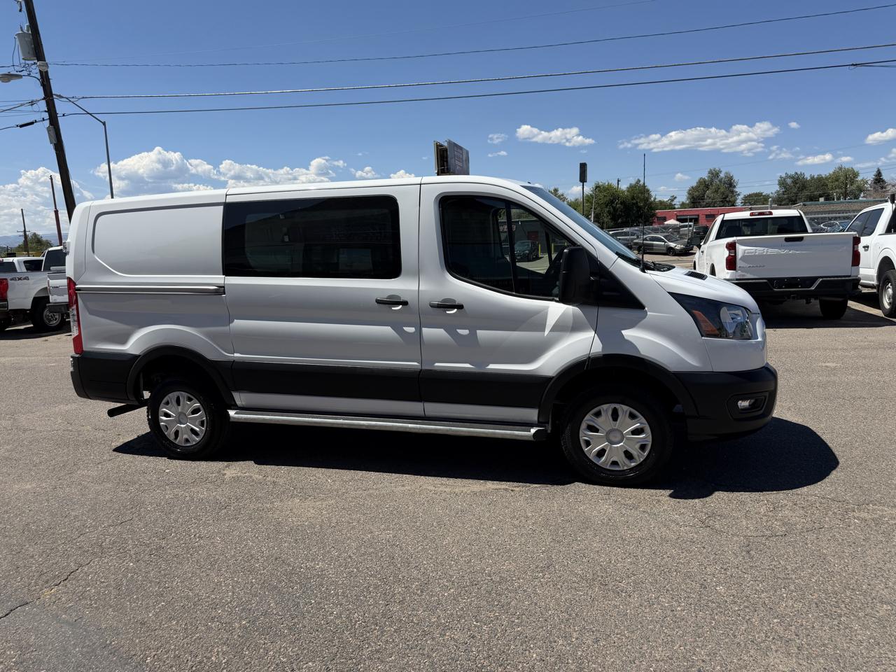 White 2025 Ford Transit Cargo Van Rear-Wheel Drive Automatic