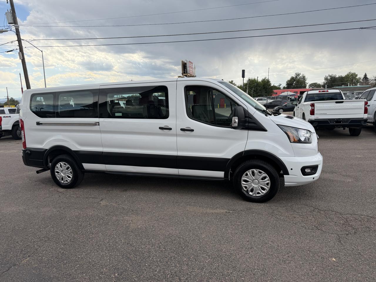 White 2024 Ford Transit Passenger Van Rear-Wheel Drive Automatic