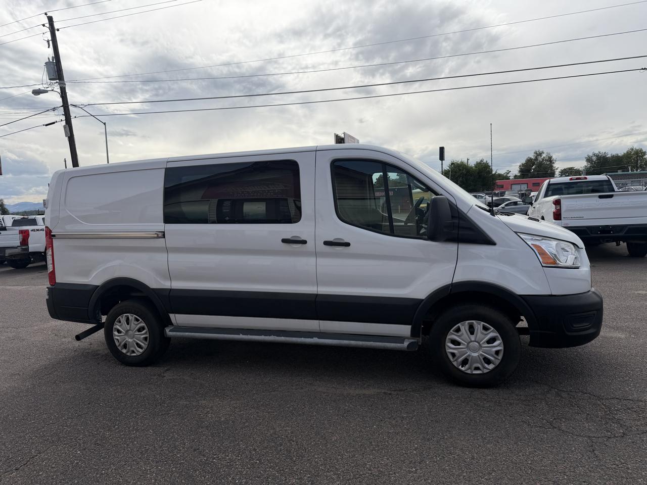 White 2022 Ford Transit Cargo Van Rear-Wheel Drive Automatic