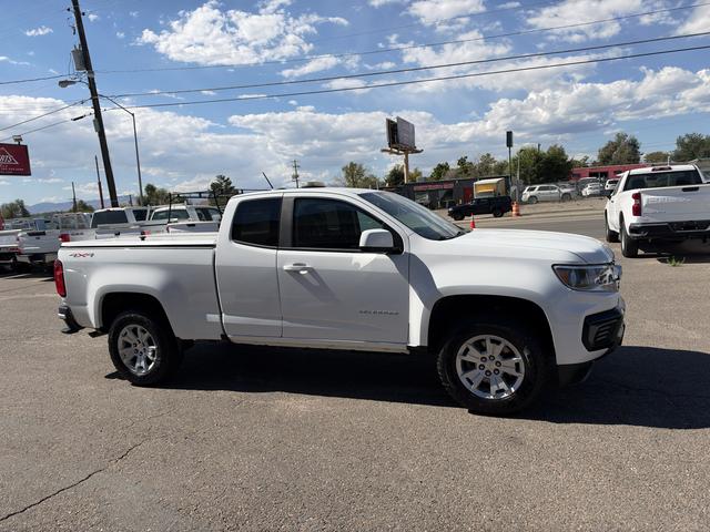 White 2022 Chevrolet Colorado Pickup Truck Four-Wheel Drive Automatic